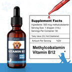 Vitamina B12 para Perros con Metilcobalamina | Estimulante del Apetito y Apoyo Energético | 60 ml