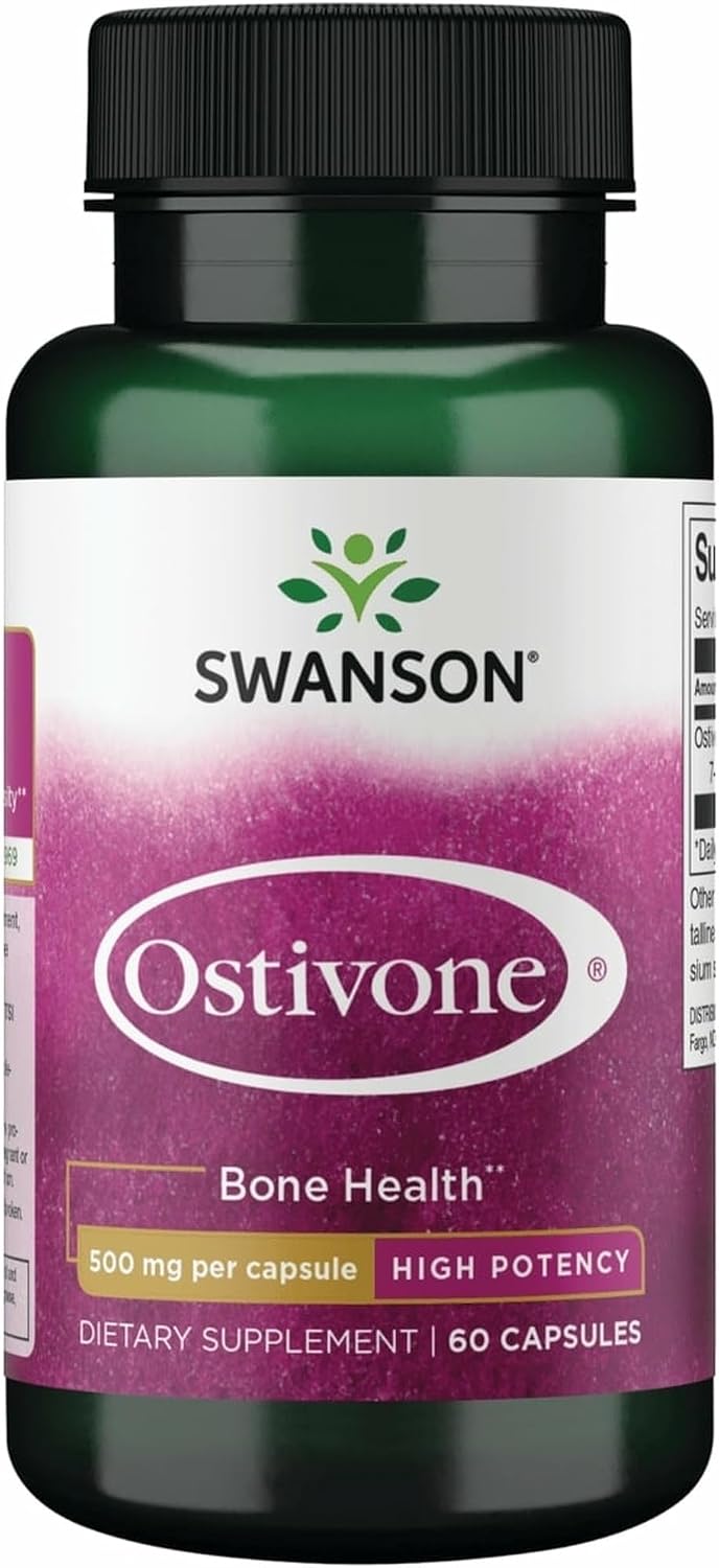 Swanson Ostivone Alta Potencia 500 mg, 60 Cápsulas