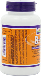 NOW B-50 Cápsulas - Complejo B (100 Cápsulas, Pack de 2)