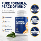 BioMatrix Complejo B con Adaptógenos, Cortisol y 5-MTHF | 120 Cápsulas Veganas