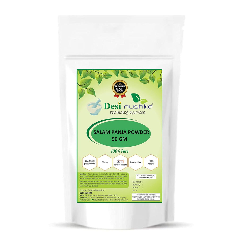 Desi Nushke Salam Panja Powder - Polvo Orgánico de Salam Panja (50g)