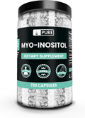 Pure Original Ingredients Myo-Inositol (730 Cápsulas) Sin Magnesio Ni Rellenos de Arroz, Siempre Puro, Verificado en Laboratorio