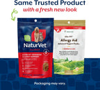 NaturVet Aller-911 Fórmula Antialérgica Avanzada en Polvo con Antioxidantes para Perros y Gatos, 255 g