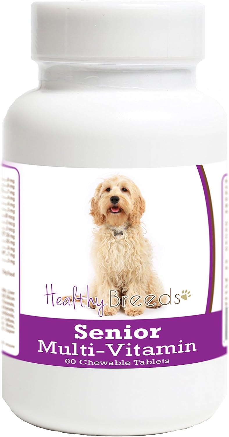 Healthy Breeds Cockapoo Multivitamínico para Perros Senior – 60 Comprimidos