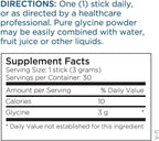Metabolic Maintenance Glicina en Barras - 3 g Glicina - 30 barras de una sola dosis