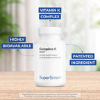 Supersmart Complete K - Complejo de Vitamina K con K1, K2 (MK4 + MK7) - 60 Cápsulas Vegetales