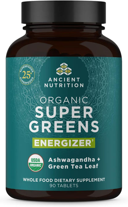 Ancient Nutrition Super Greens con Probióticos - 90 Comprimidos – Image 8