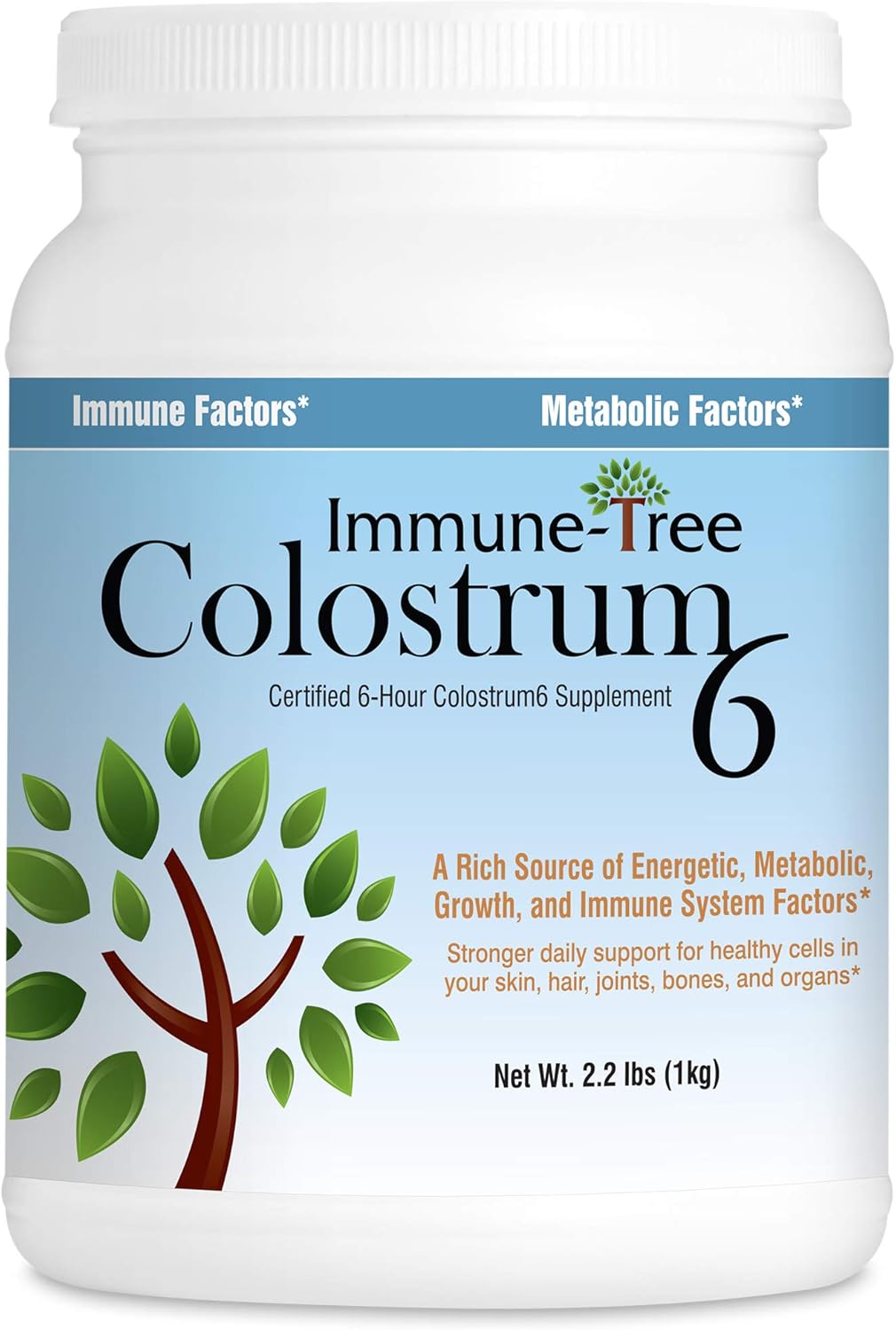Immune-Tree Calostro Bovino Puro 100% (Grass-Fed) 2.2 lb - 661 Servicios