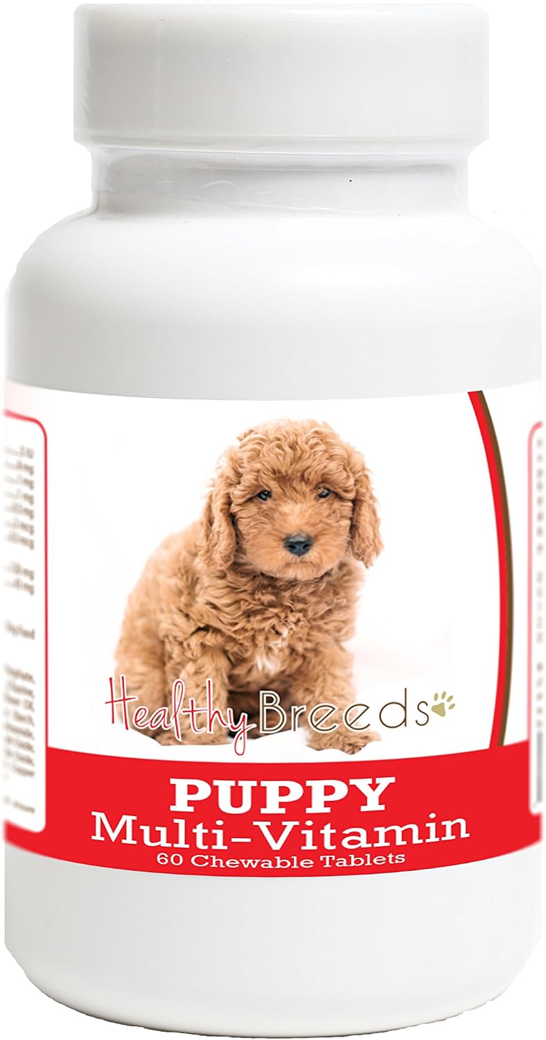 Healthy Breeds Goldendoodle Cachorro Multivitamínico en Tabletas, 60 Comprimidos
