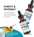 Be-OnGuard Methylene Blue con Vitamina C – Complemento Líquido para la Memoria y Claridad Mental