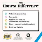 Pet Honesty Suplemento de Piel y Pelaje para Perros con Aceite de Salmón - Caldo de Huesos con Aceite de Salmón, Colágeno, Biotina y Vitamina E (340 g)