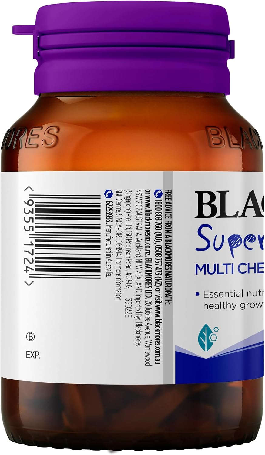 Blackmores Superkids Multi 60 Comprimidos Masticables