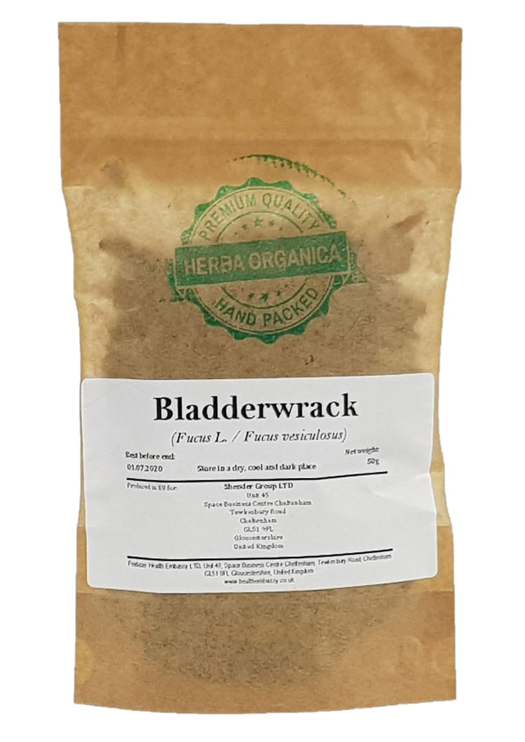 Herba Organica Fucus L (Bladderwrack) - Tisana de Algas 100g