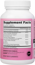 LIVELY VITAMIN CO. Get Even - Equilibrio Hormonal Femenino - Reduce Síntomas de Período, PMS y Menopausia - 90 Cápsulas