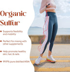 PURE Azufre Orgánico en Polvo MSM 99.9% - 400g