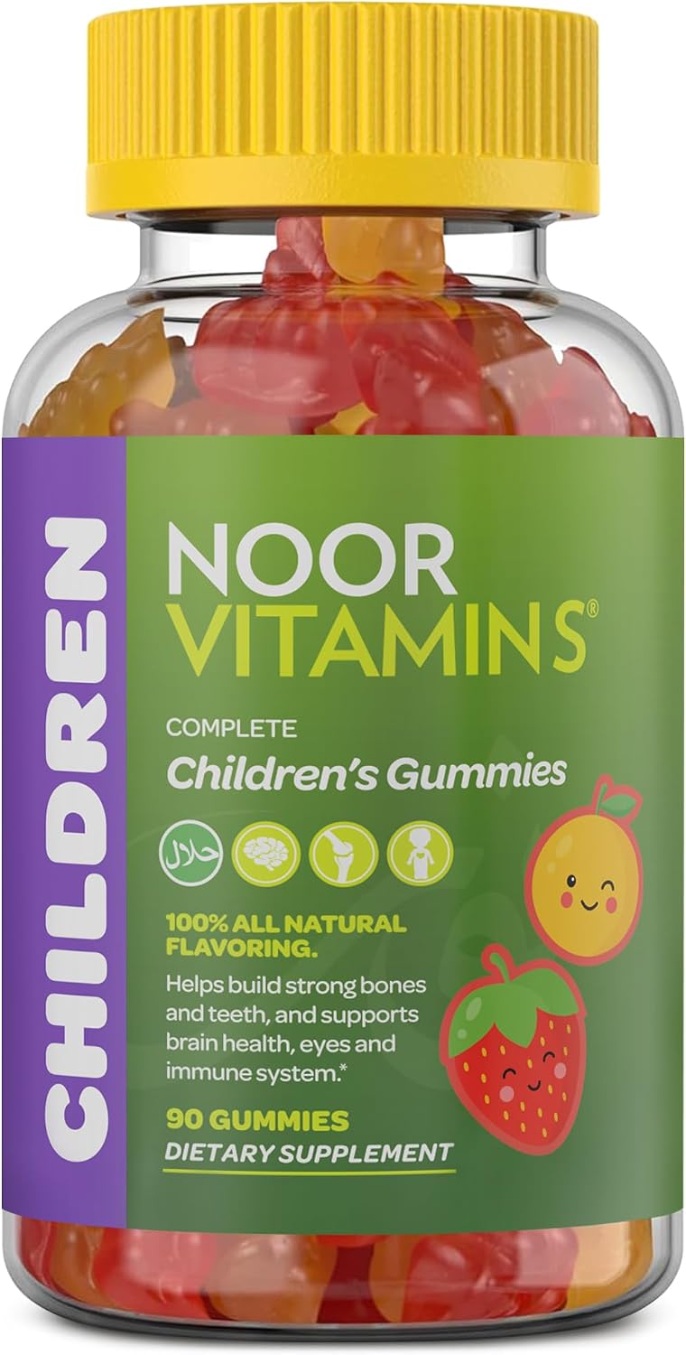 Noor Vitamins Multivitamínico Infantil Halal en Gomitas, 90 unidades