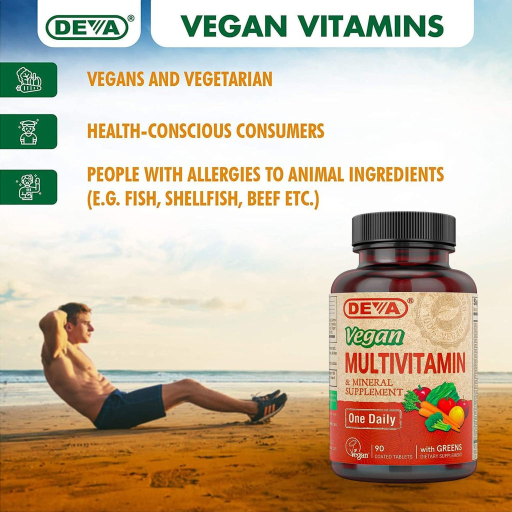 Deva Vegan Multivitamin & Mineral - 90 Coated Tablets