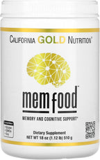 California Gold Nutrition MEM Food, Memory & Cognitive Support, 510 g