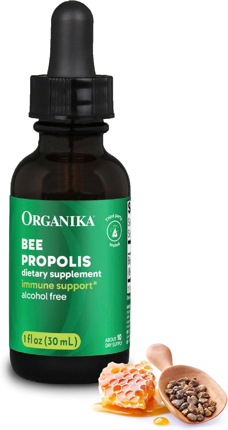 Organika Tintura de Propóleo de Abeja 30 ml - Extracto Vegano de Propóleo