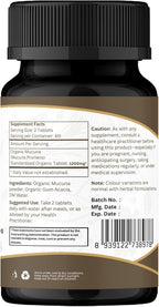 ORGANIC SPREE Comprimidos de Mucuna - USDA Orgánico, Apoya la Energía y el Bienestar General*, 120 Comprimidos - Paquete de 3
