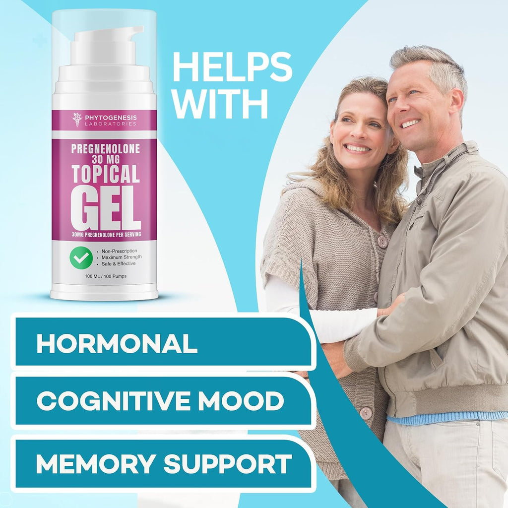 Phytogenesis Pregnenolona 30 mg Gel Tópico