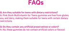 Pink Stork Biotin Multivitamin for Teens, 60 Gominolas de Frutos Rojos