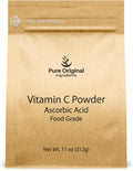 PURE ORIGINAL INGREDIENTS Vitamina C en Polvo, 312 g (11 oz), Ácido Ascórbico Puro