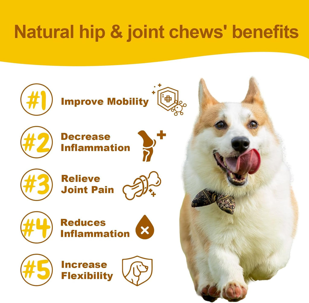 Vet-Strength Suplemento para Cadera y Articulaciones para Perros - 90 Snacks Blandos Sabor Pollo