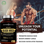 MNO Maca Negra Orgánica 750mg + BioPerine, 180 Cápsulas