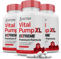 (3 Pack) Vital Pump XL Extreme Pills 1600MG Premium Formula Proprietary Blend for Men's Health 180 Capsules