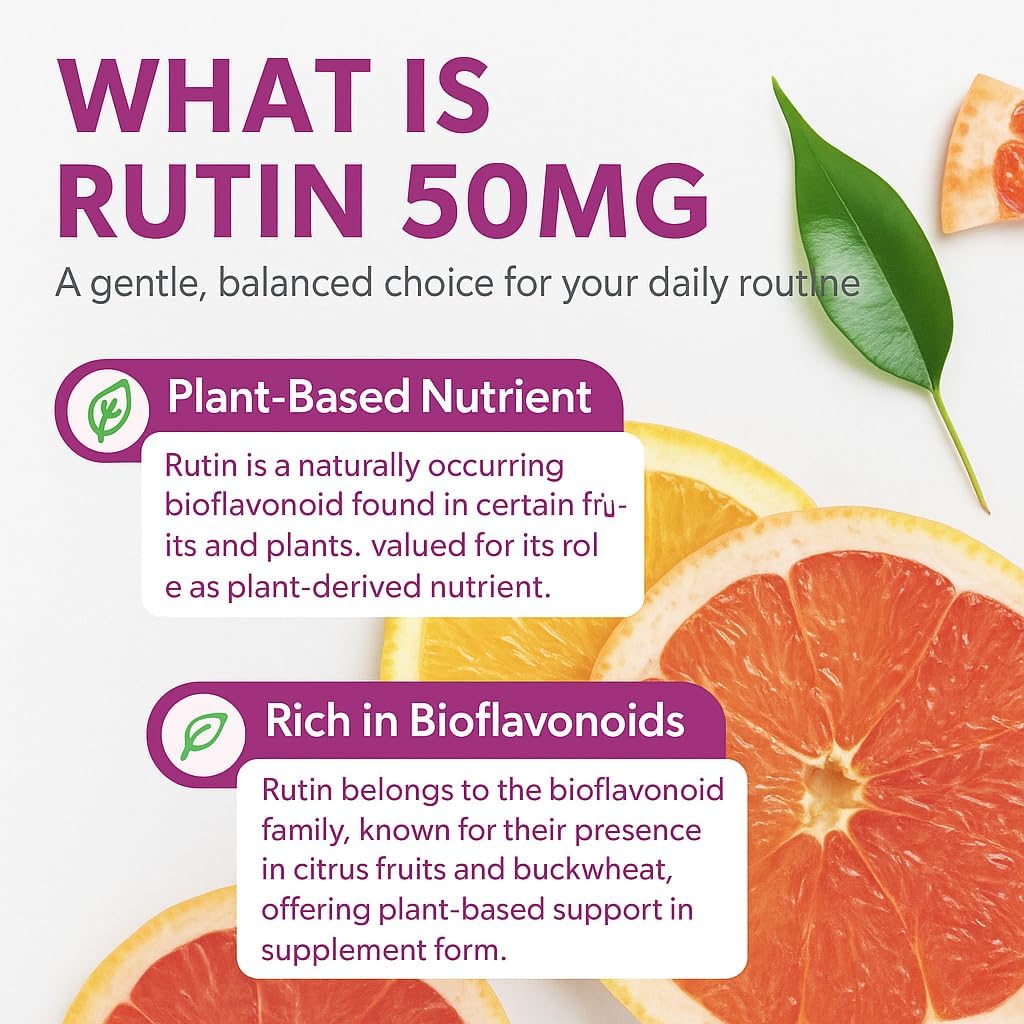Rutina 50mg 90 Tablets - Total Natural