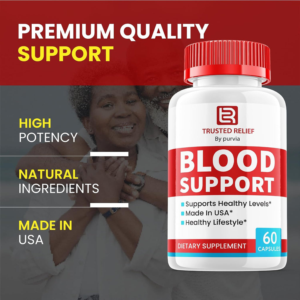 Trusted Relief Blood Support – 5 Paquetes (300 Cápsulas)