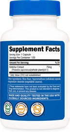 Nutricost Extracto de Petasita (Butterbur) 75mg, 120 Cápsulas Veganas