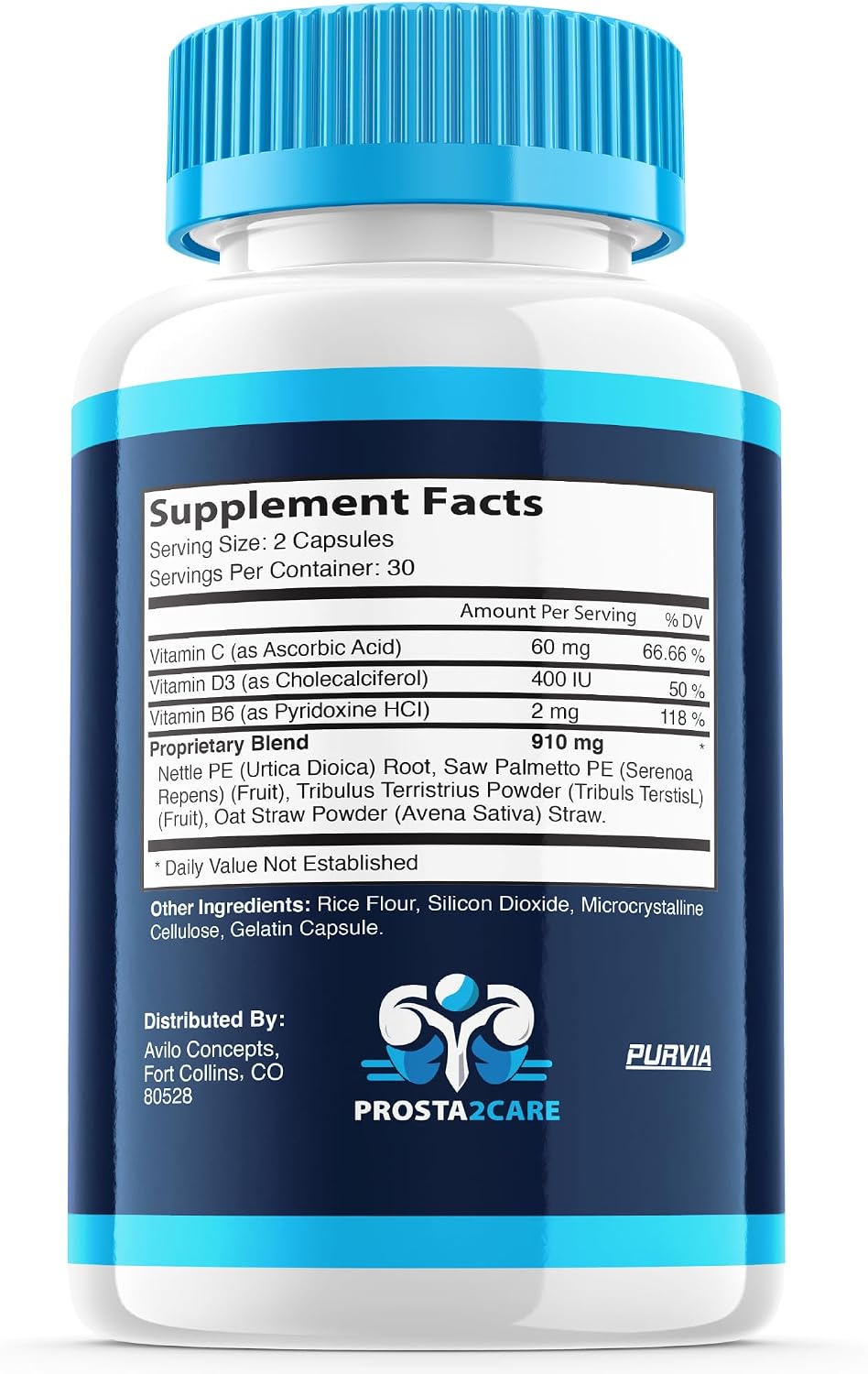 Prosta2care Official Formula, Cápsulas de Alta Resistencia para el Bienestar General, 60 Cápsulas (USA)