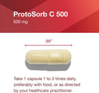 PROTOCOL FOR LIFE BALANCE Protosorb C 500 - Vitamina C altamente absorbible - con Ácido Alfa-Lipoico - 100 Cápsulas Vegetales