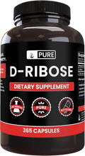 Pure Original Ingredients D-Ribosa (365 Cápsulas) - Sin Rellenos, Siempre Puro