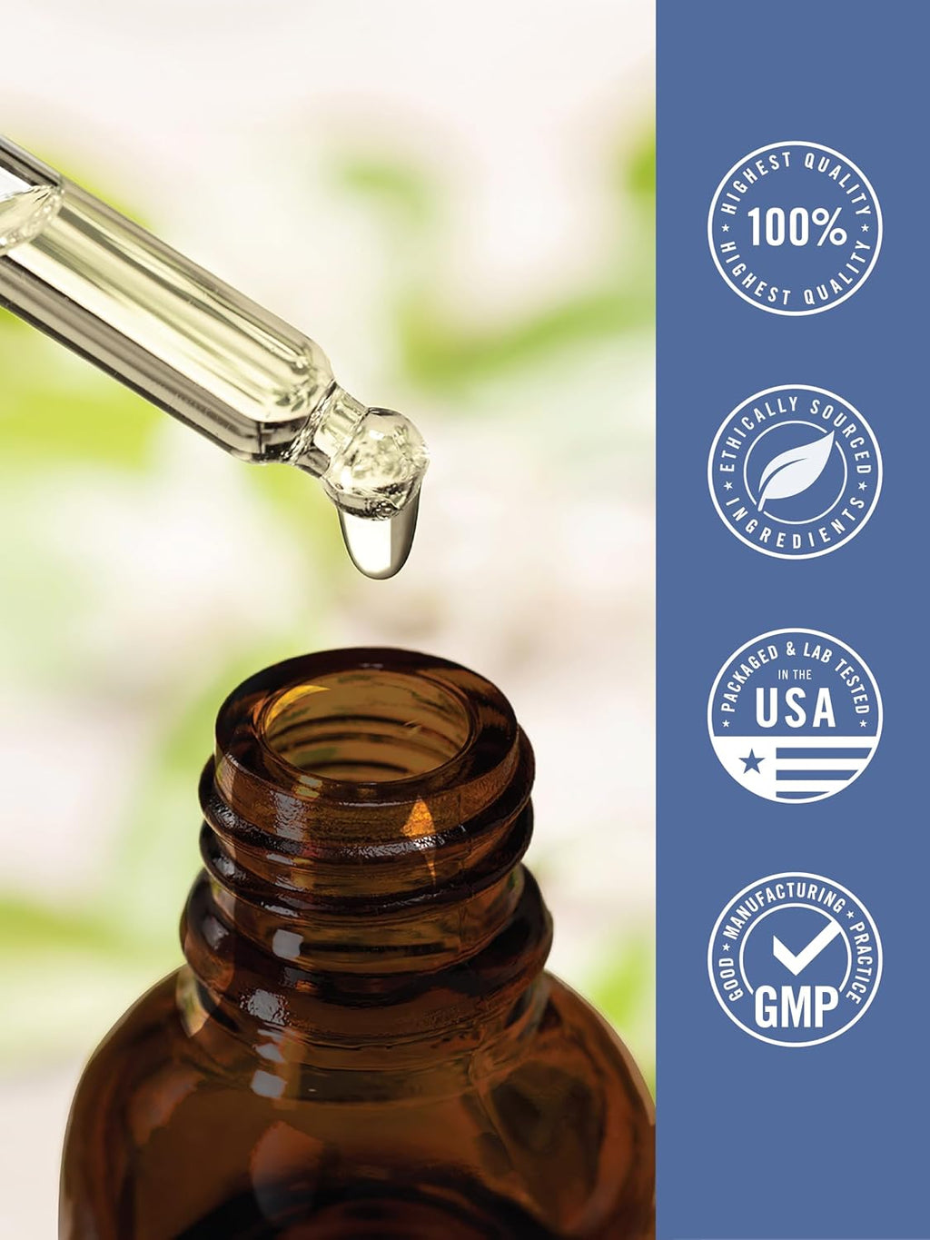 Carlyle L-Methylfolate Gotas 1 mg, 60 ml - Complemento Alimenticio Líquido Sublingual con Glicerina Orgánica
