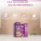 Clean Nutraceuticals Probióticos Vaginales para Mujeres con Extracto de Arándano, D-Manosa, Prebióticos, Equilibrio del pH, Salud Vaginal – Alternativa Probiótica Femenina a las Gominolas - 20 Sticks