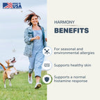 Harmony — Complemento para la piel y el pelaje con quercetina para perros