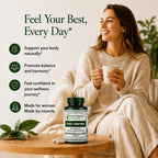 Green Organic Supplements Fórmula para Quiste Mamario, 90 Cápsulas Vegetales, Alta Absorción, No-GMO, Sin Gluten (Paquete de 3)