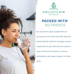 Red Marine Algae Capsules Gigartina and Dumontiacea Red Algae Supplements | Gluten Free, Vegan, Wild Harvested | Rich in Vegan Omega 3 (40 Capsules)