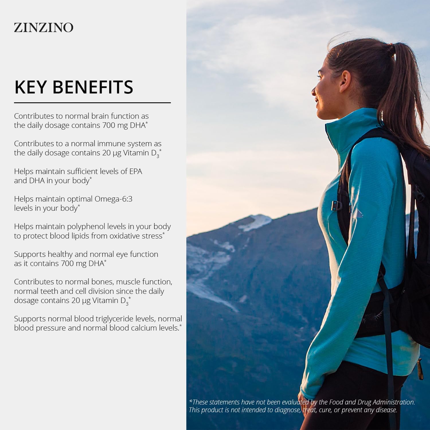 Zinzino BalanceOil+ Pomelo Limón Lima - Complemento de Aceite de Pescado con Aceite de Oliva Virgen Extra, Omega-3 (EPA+DHA), Polifenoles y Vitamina D3 (300 ml)