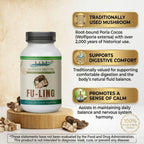 MN Mother Nature Extracto de Fu-Ling 500mg – 120 Cápsulas Veganas