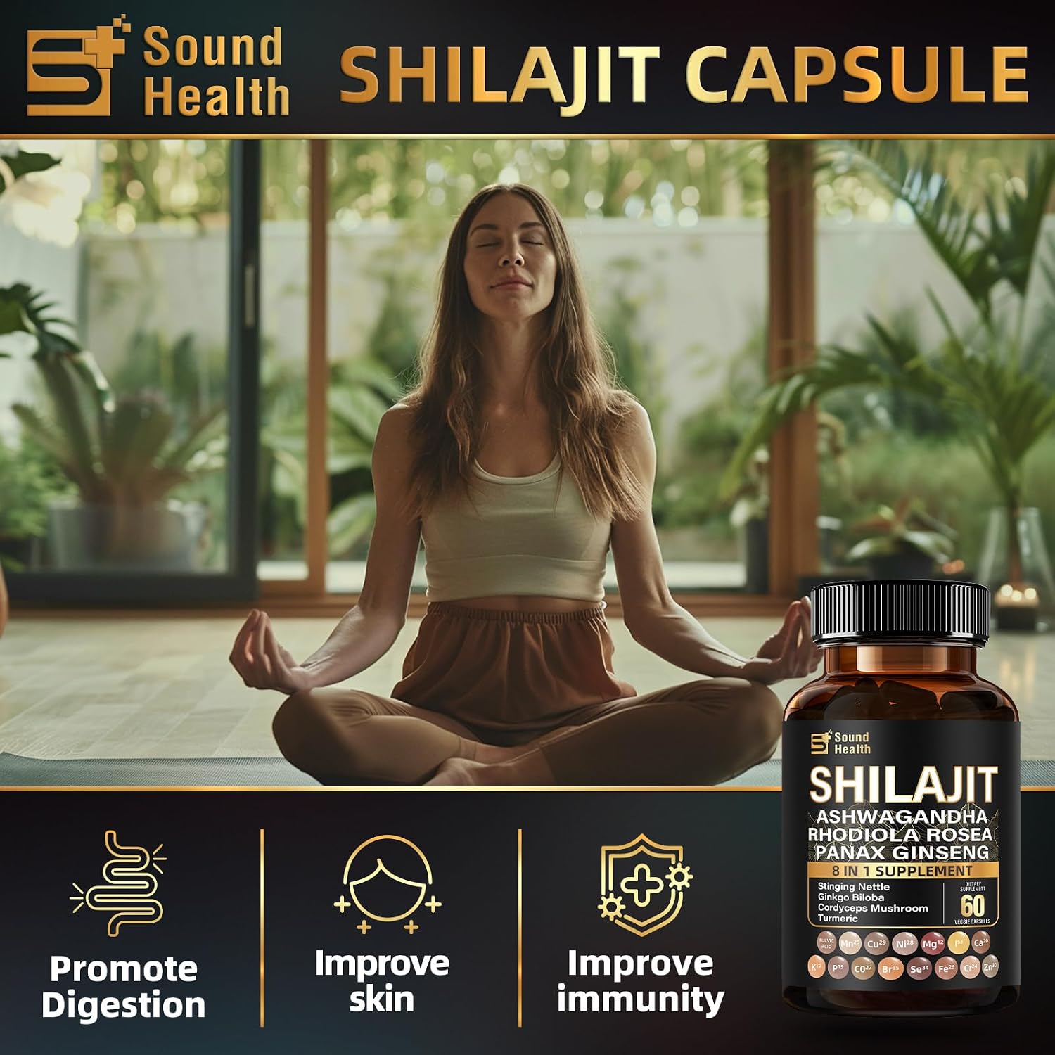 Irish Sea Moss & Shilajit Bundle - Suplemento Natural para Energía y Cabello