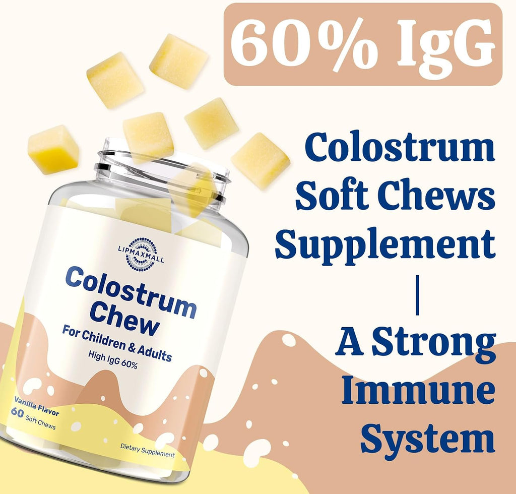 Calostro Bovino 60% IgG - 60 Comprimidos Masticables