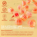 NEVISS Gummies Vitamina D3 5000IU + K2 MK-7 120mcg - Sin Azúcar, Vegano, con Complejo B y Zinc