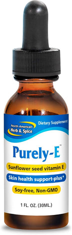 North American Herb & Spice Purely-E - Complejo de Vitamina E Natural - 1 fl oz (286 dosis)