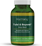 Tulsi (Albahaca Sagrada) - Suplemento de Alta Potencia con Hierbas Orgánicas - 120 Cápsulas Vegetarianas