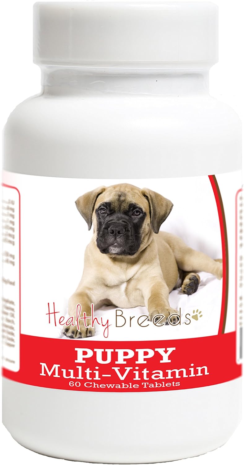 Healthy Breeds Bullmastiff Puppy Dog Multivitamin Tablet 60 Count