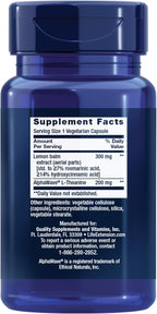 Life Extension Enhanced Stress Relief, Extracto de Melisa y L-teanina, 30 Cápsulas